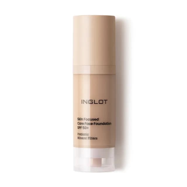 Inglot Skin Focused Care Face Foundation SPF50+ Medium Beige 30 ml