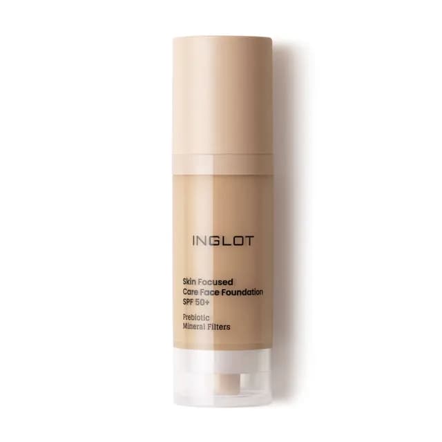 Inglot Skin Focused Care Face Foundation SPF50+ Medium Olive 30 ml