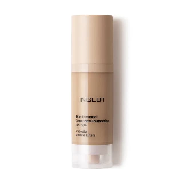 Inglot Skin Focused Care Face Foundation SPF50+ Neutral Beige 30 ml