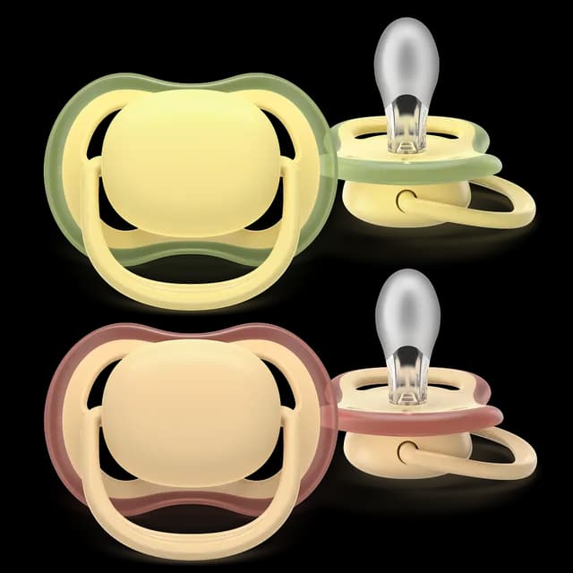 Philips Avent Ultra Air Napp Gul & Beige 0-6 mån 2-pack
