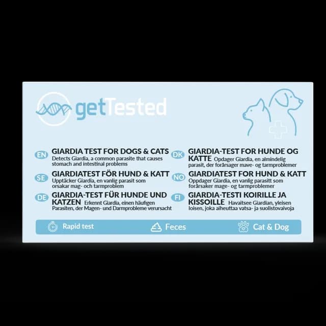 GetTested Giardia-test för Hund och Katt