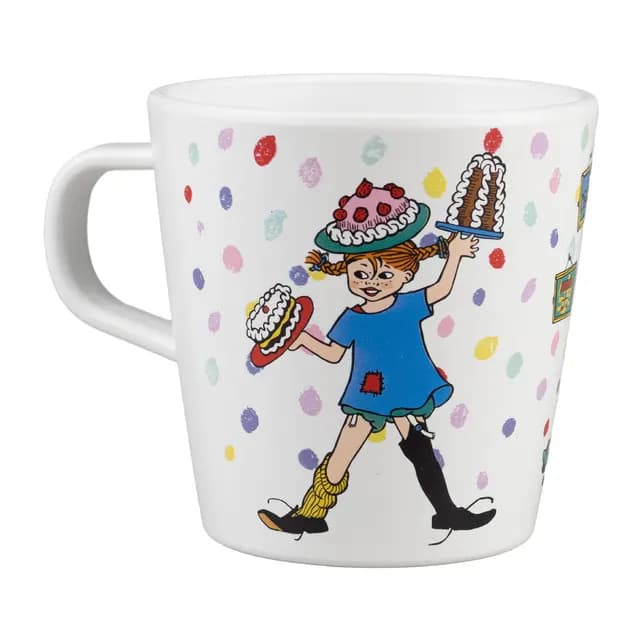 Rätt Start Mugg med handtag Pippi Födelsedag
