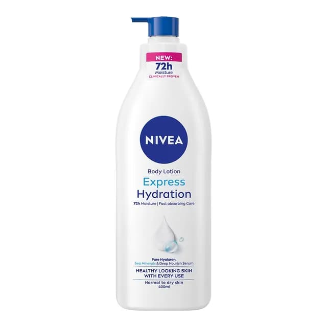 NIVEA Express Hydration Pump Body Lotion 400 ml