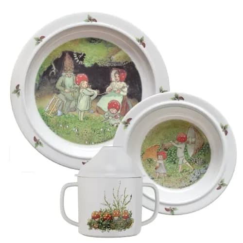 Rätt Start Elsa Beskow Tomebobarnen Barnservis 3-del