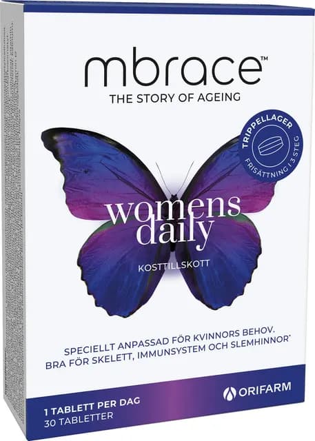Mbrace Womens Daily 30 tabletter