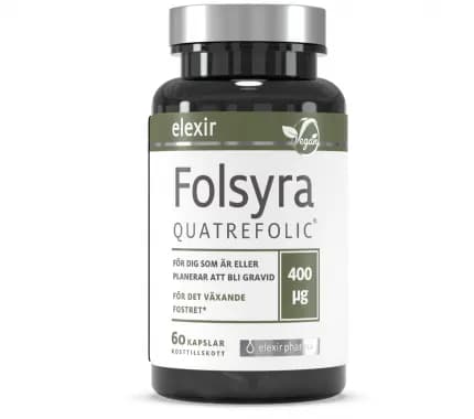 Elexir Pharma Folsyra 60 kapslar