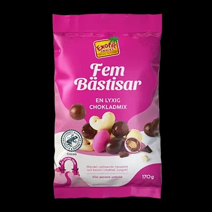Exotic Snacks Fem Bästisar 170 g