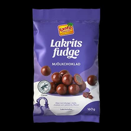 Exotic Snacks Lakritsfudge 160 g