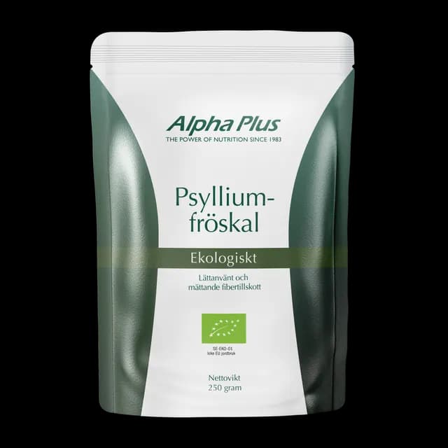Alpha Plus Psylliumfröskal EKO 250 g