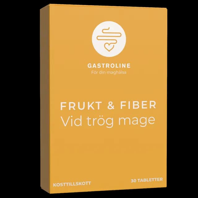 Gastroline Frukt & Fiber 30 tabletter