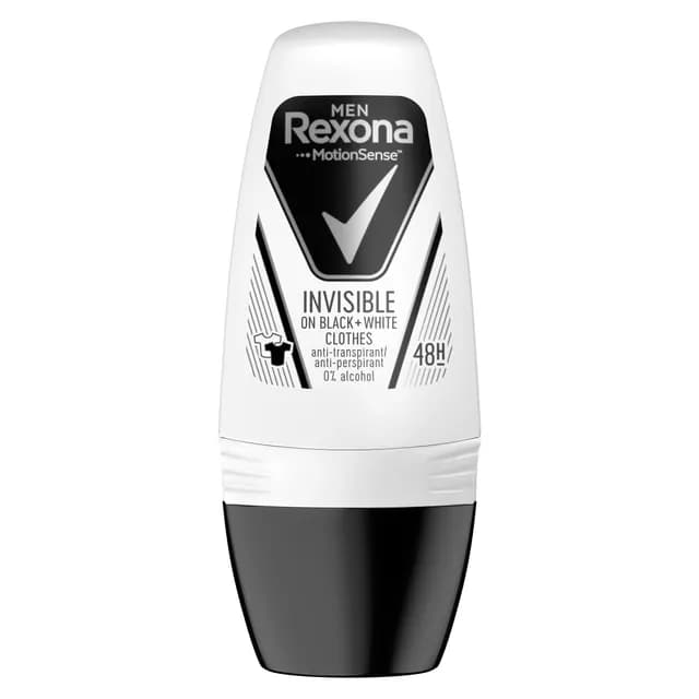 Rexona Men Invisible On Black + White Clothes Deodorant 50 ml