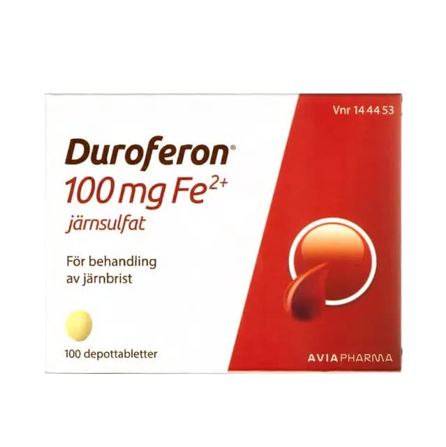 Duroferon Depottablett 100 mg Fe2+ 100 st