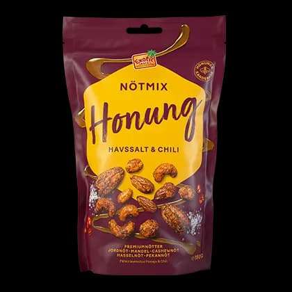 Exotic Snacks Nötmix Honung & Chili 150 g