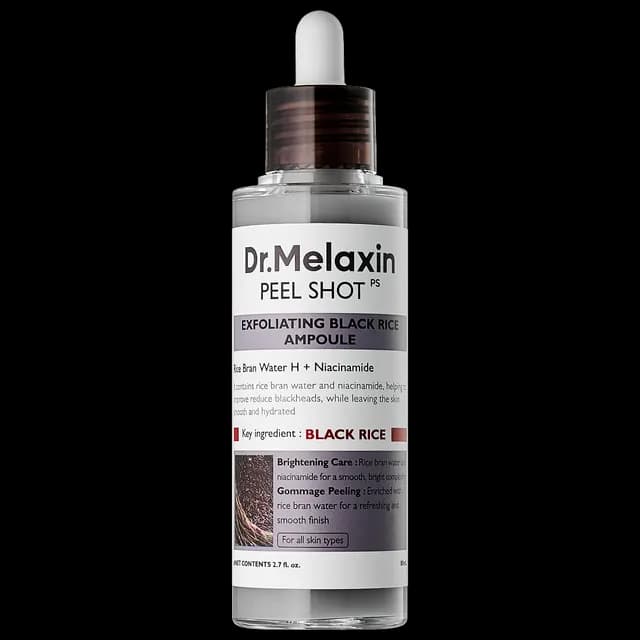 Dr.Melaxin Peel Shot Exfoliating Black Rice Ampoule 80 ml