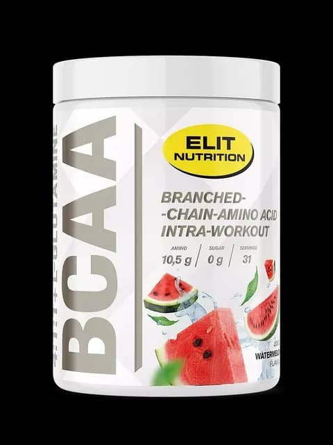 Elit Nutrition BCAA 4:1:1 + L-glutamine med Elektrolyter Watermelon 400 g