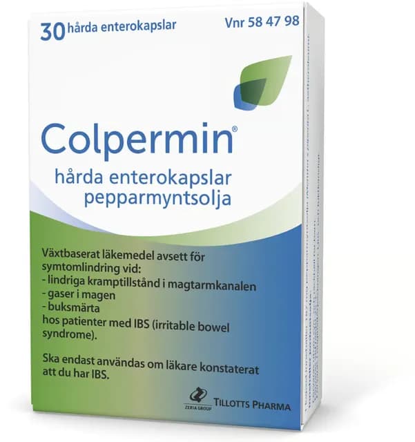Colpermin 30 styck Enterokapsel, hård
