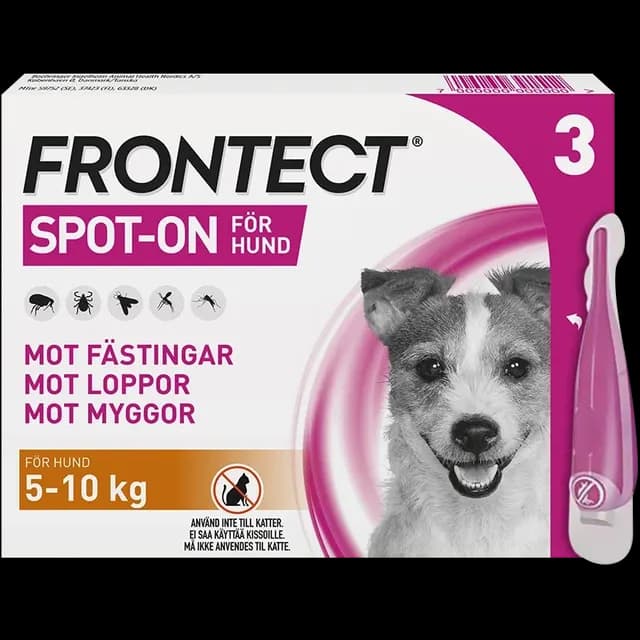 Frontect Spot-on Hund S 5-10 kg 3 x 1 ml