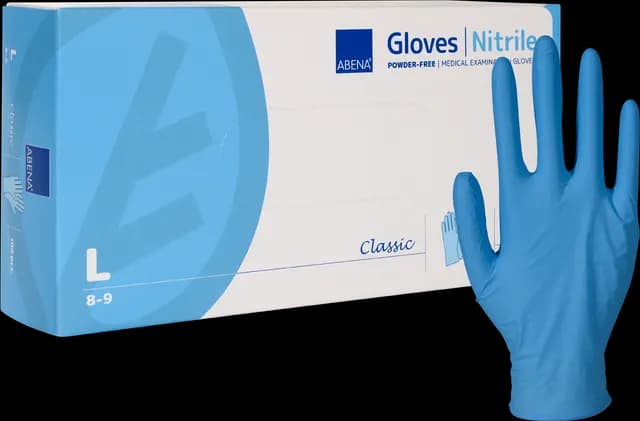 ABENA Classic Nitril Blå L 100-pack