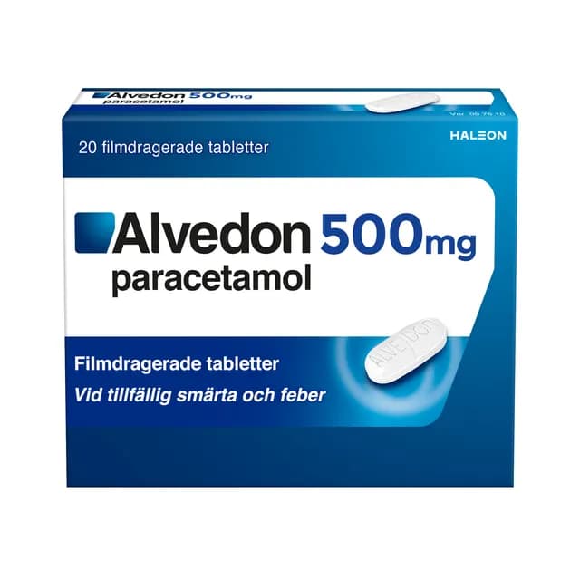 Alvedon filmdragerad tablett 500 mg 20 st