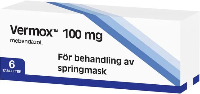 Vermox Tabletter Mebendazol 100 mg 6 st