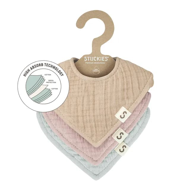 STUCKIES High Absorbency Bibs Dove