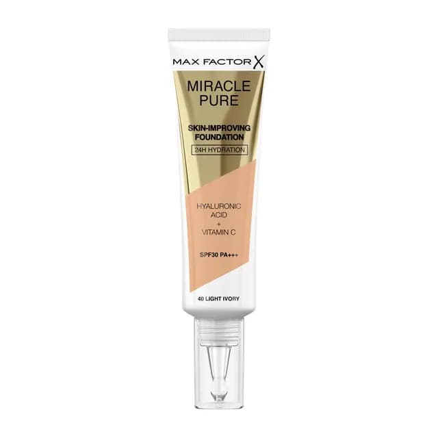 MAX FACTOR Miracle Pure Foundation 40 Light ivory