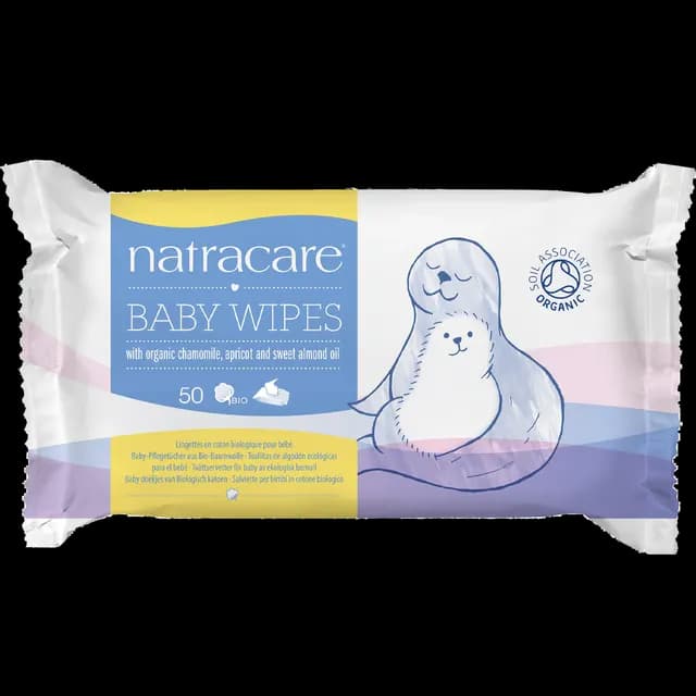 Natracare Ekologiska Babywipes 50 st