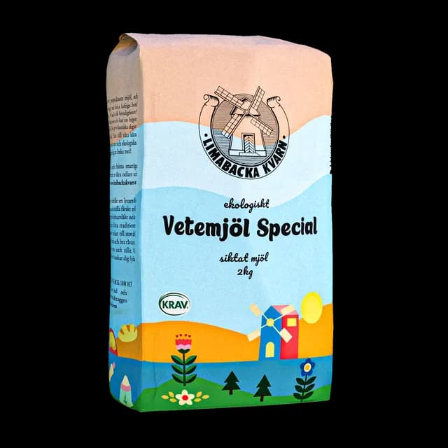 Limabacka Kvarn Vetemjöl Special 2 kg