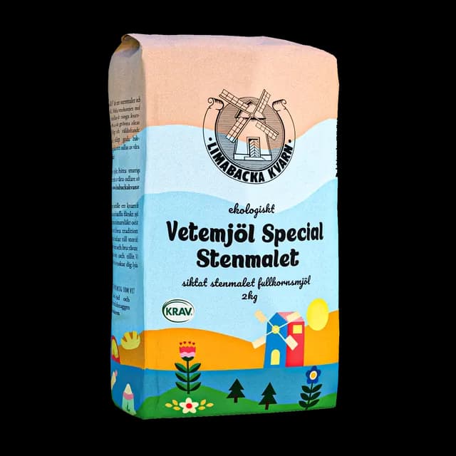 Limabacka Kvarn Vetemjöl Special Stenmalet 2 kg