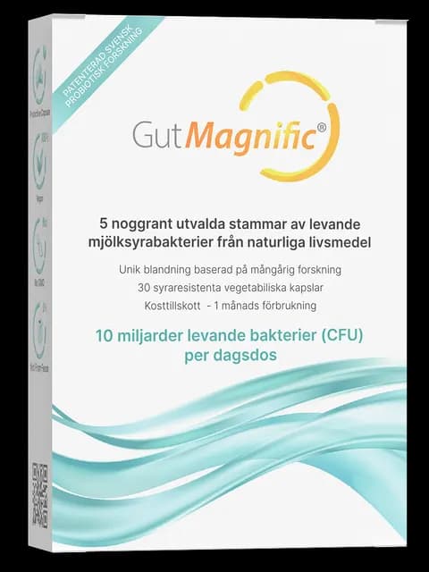 GutMagnific Mjölksyrebakterier 30 kapslar