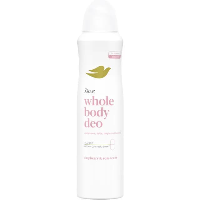 Dove Whole Body Deodorant Raspberry & Rose Spray 150 ml