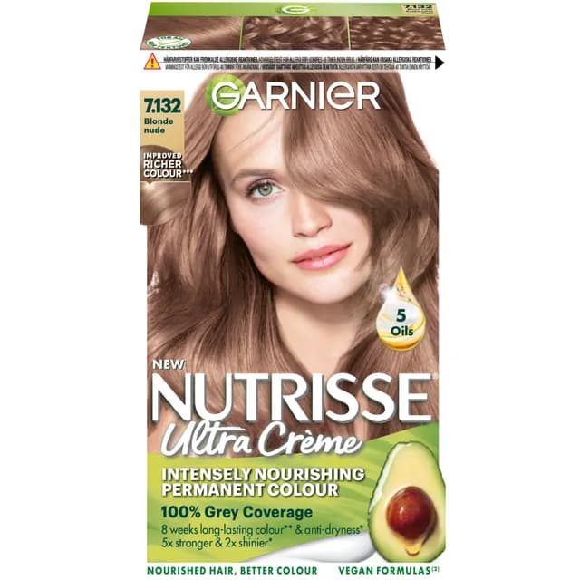 Garnier Nutrisse Ultra Créme Permanent Hårfärg 7.132 Blonde Nude
