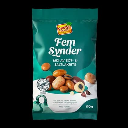 Exotic Snacks Fem Synder 170 g
