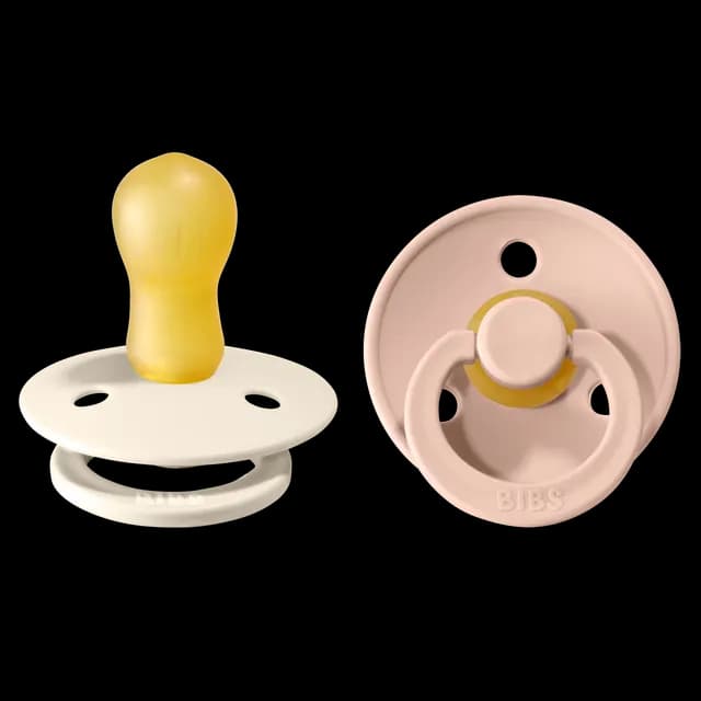 BIBS Colour Latex Size 3 Ivory/Blush 2-pack