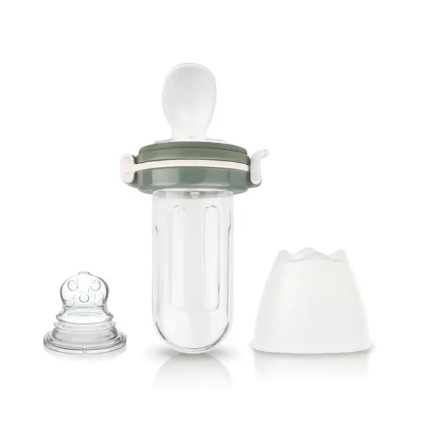 Kidsme Food Squeezer med sked Grey