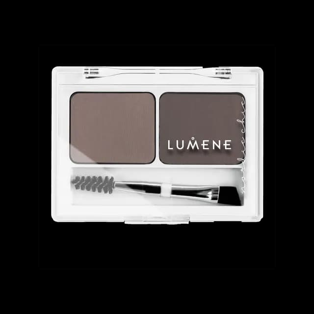 Lumene Nordic Chic Extra Stay Eyebrow Palette Medium Brown