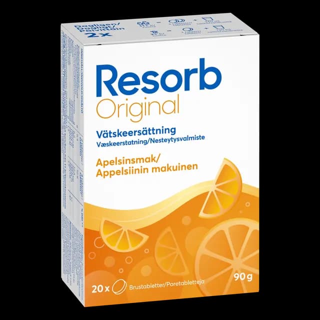Resorb Original Apelsin brustabletter 20 st