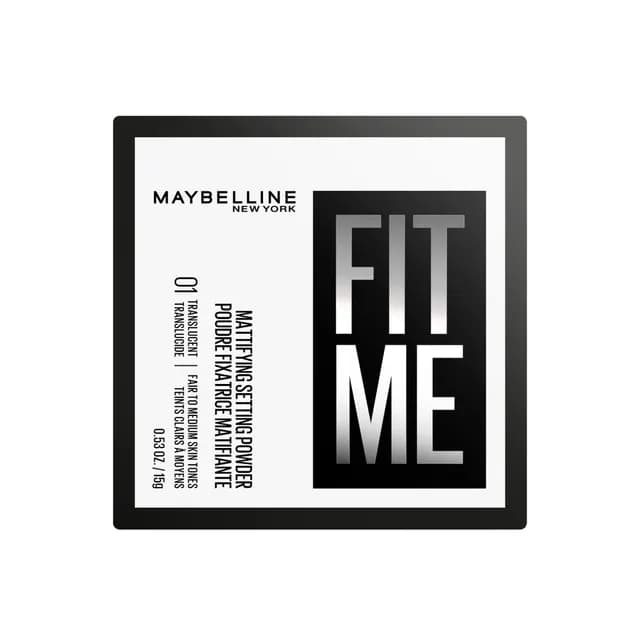 Maybelline New York Fit Me Löspuder 1 Translucent 15 g