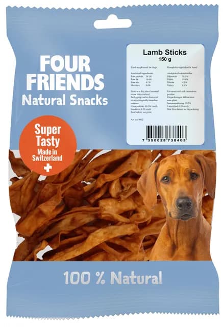 FourFriends Dog Lamb Sticks 150 g