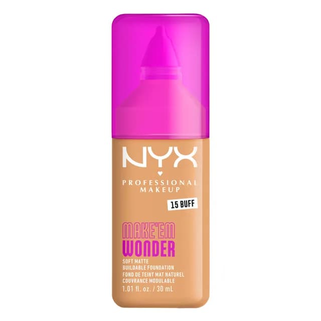 NYX Professional Makeup Make Em Wonder Foundation 15 Buff 30 ml
