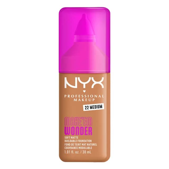 NYX Professional Makeup Make Em Wonder Foundation 22 Medium 30 ml