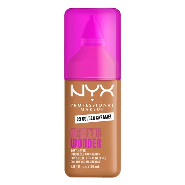 NYX Professional Makeup Make Em Wonder Foundation 23 Golden Caramel 30 ml