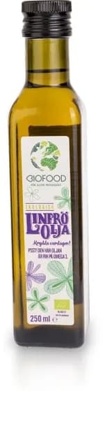Biofood Linfröolja Kallpressad 250 ml