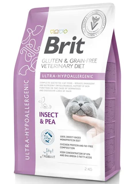 Brit Veterinary Diet Cat Ultra-Hypoallergenic Grain Free 2 kg
