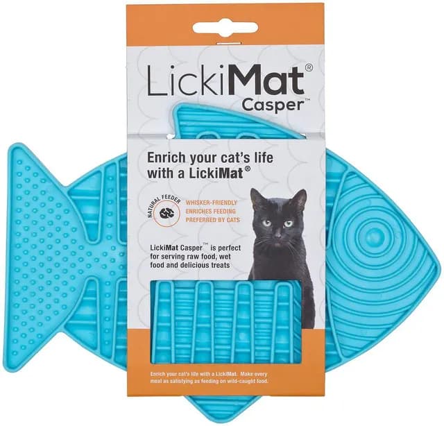 Lickimat Cat Casper Ljusblå