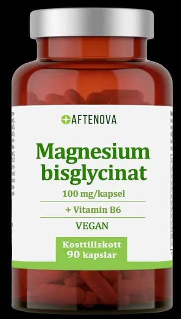 AfteNova Magnesiumbisglycinat 100 mg 90 kapslar