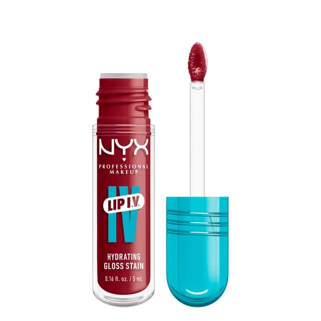 NYX Professional Makeup Lip I.V. Hydrating Gloss Stain läppglans 10 Berry Thirsty 5 ml