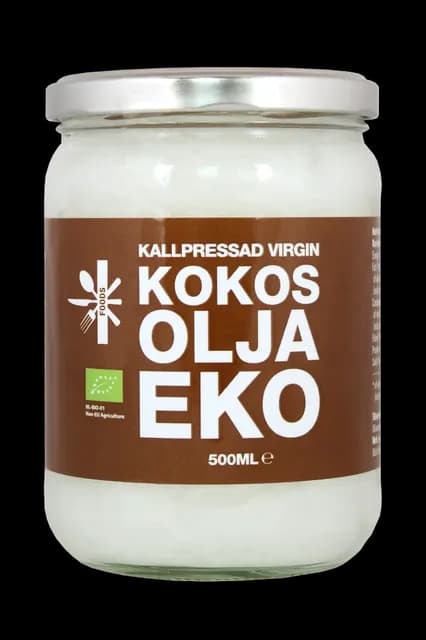Superfruit Foods Kokosolja Kallpressad Virgin EKO 500 ml