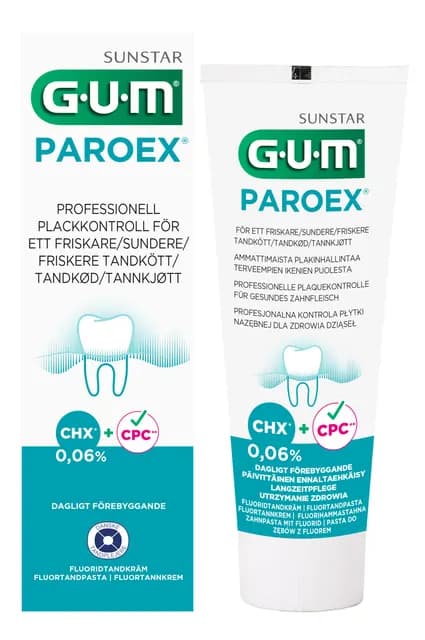 GUM Paroex Tandkräm 0,06% 75 ml