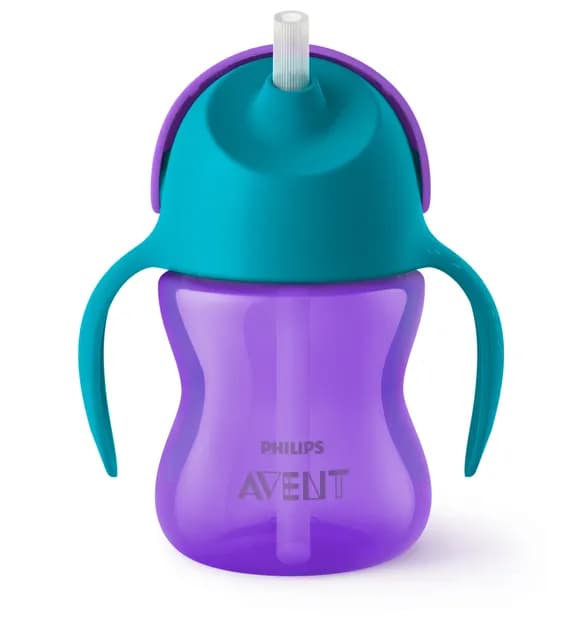 Philips Avent Sugrörsmugg Lila/Turkos 9 m+ 200 ml